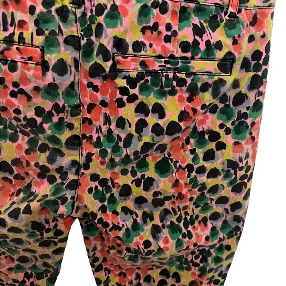 Gap Khakis Skinny Mini Floral Print Crop Pants 0 - Picture 6 of 7
